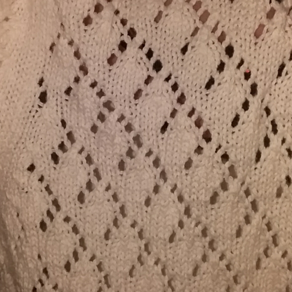 đCroft&Barrow Button up white knit Cardigan - Picture 5 of 7